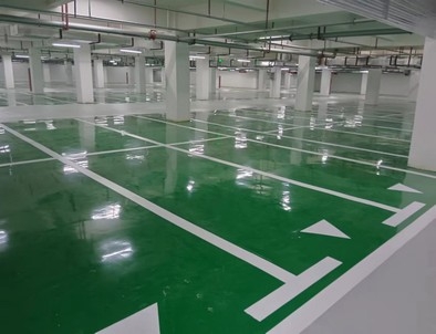 商洛商洛小区停车场标线